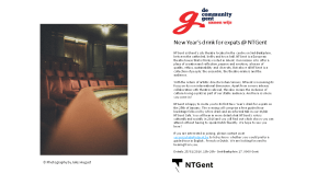 The Community Gent and NTGent's NY drink for Expats in Ghent